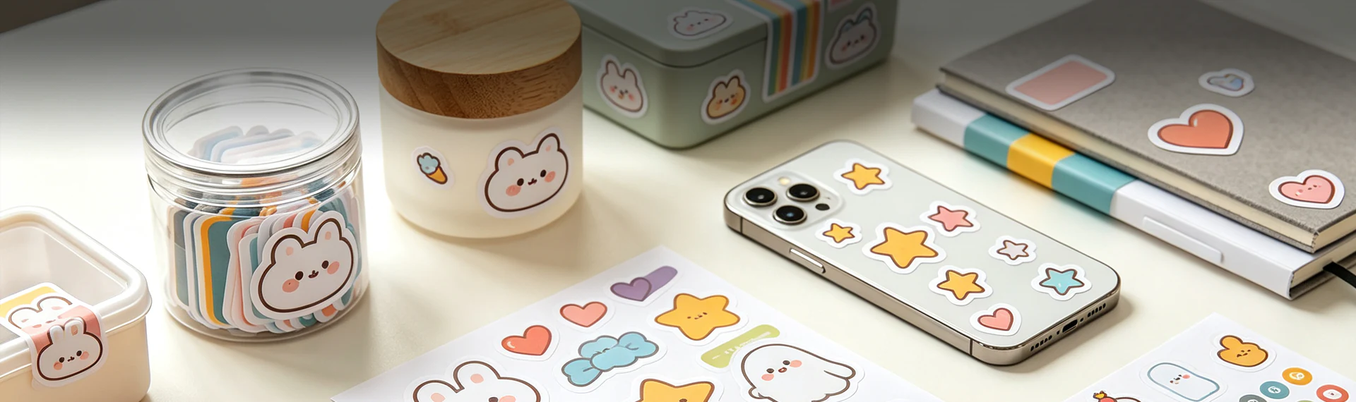 数码标签成品展示：不干胶标签与标签印刷应用